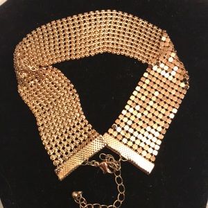 Gold Mesh Lobster Clasp Bracelet NWOT